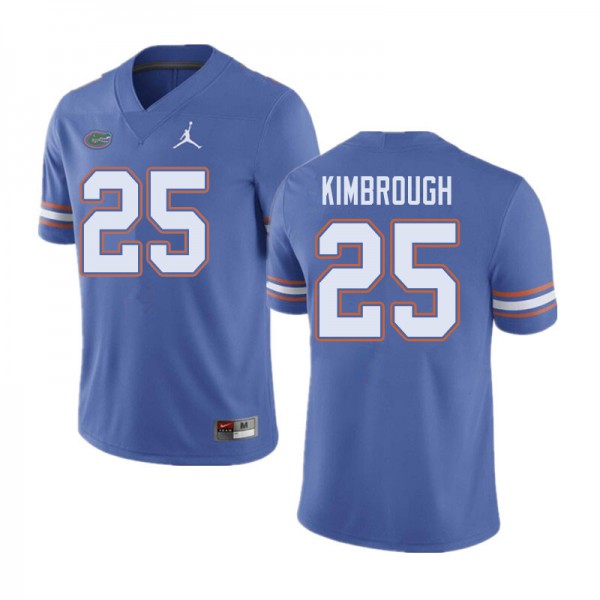 Jordan Brand Men #25 Chester Kimbrough Florida Gators College Football Jerseys Blue